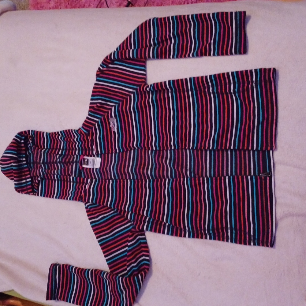 The North Face zip sweatshirt size 14/16